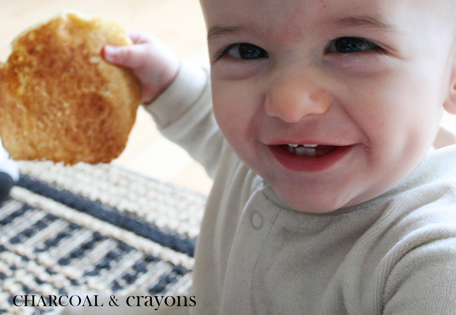 Charcoal and Crayons: The First Pancake