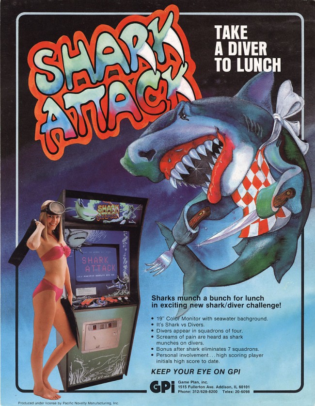 Cheesy  and sexy  vintage ads for arcade games from the 1970s and 1980s - 96