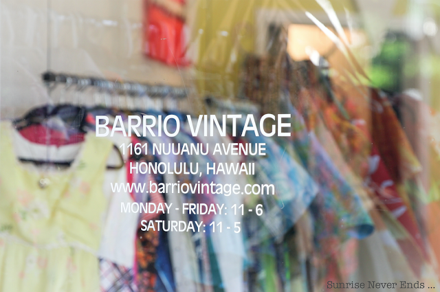 barrio vintage,vintage,vêtements,mode,hawaii,chinatown,honolulu,chemise hawaiienne,mumu,kimono