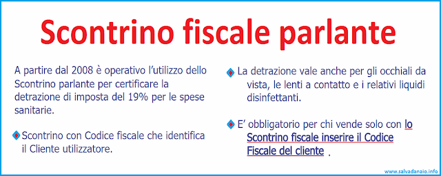 SCONTRINO FARMACIA SCARICARE
