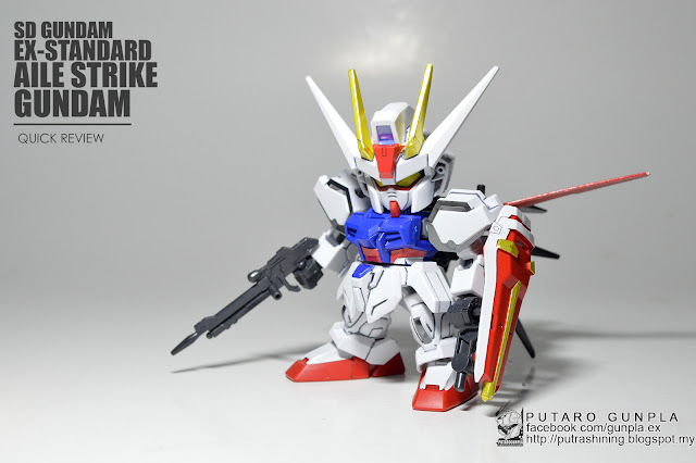 SD GUNDAM EX-STANDARD AILE STRIKE GUNDAM REVIEW - PUTARO GUNPLA