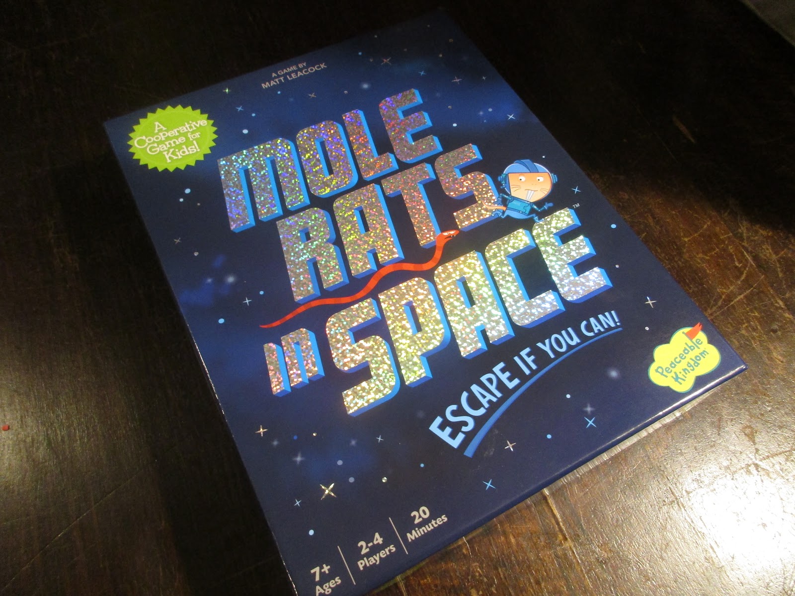 Cooperative Family Game Mole Rats In Space Age 7+ 2-4 Players