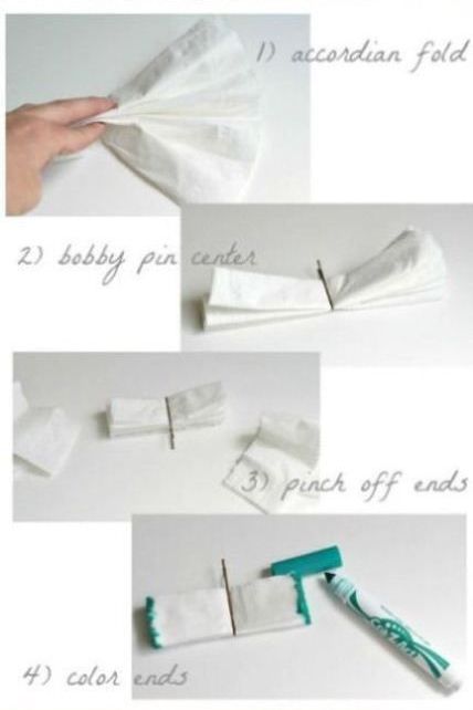 Cara Membuat Kerajinan Tangan Dari Kertas | Bunga Tissue Cantik 02