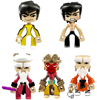 Bruce Lee's Temple of Kung Fu Series Vinyl Figures by MAD