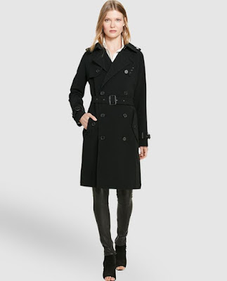 Abrigos de moda negro de mujer Abrigos de moda negro de mujer