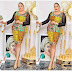 Simple Lovely Ankara Styles Combinations : Gown Styles