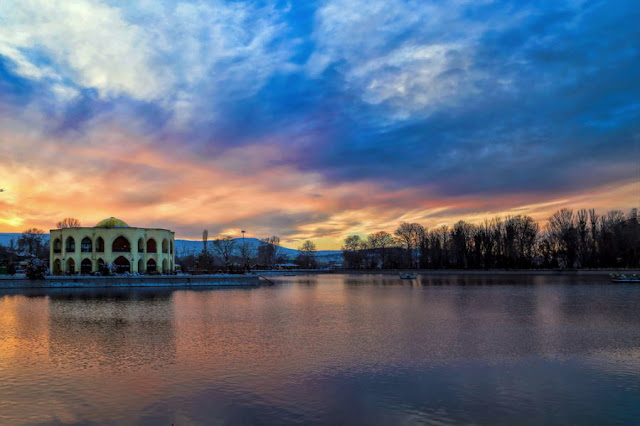 Travel to Tabriz. Iran El goli mansion in Tabriz. Iran