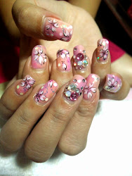 sakura nails flower