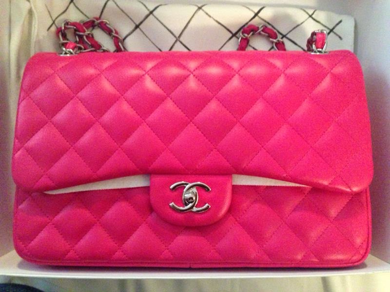 hot pink chanel bag