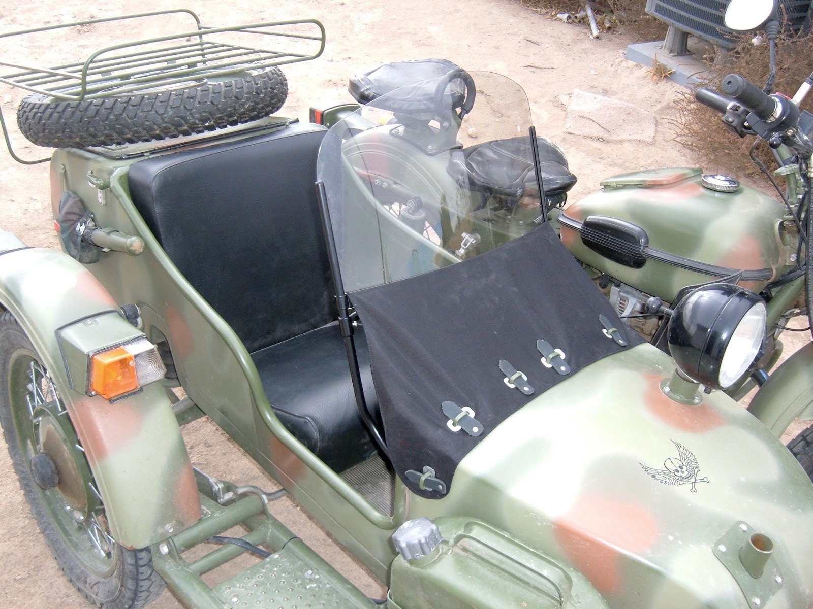 Unfortunately, if you order a Ural Sidecar Windshield (I got mine from Ural NE), what you get is a box of parts. There are no instructions or anything ...