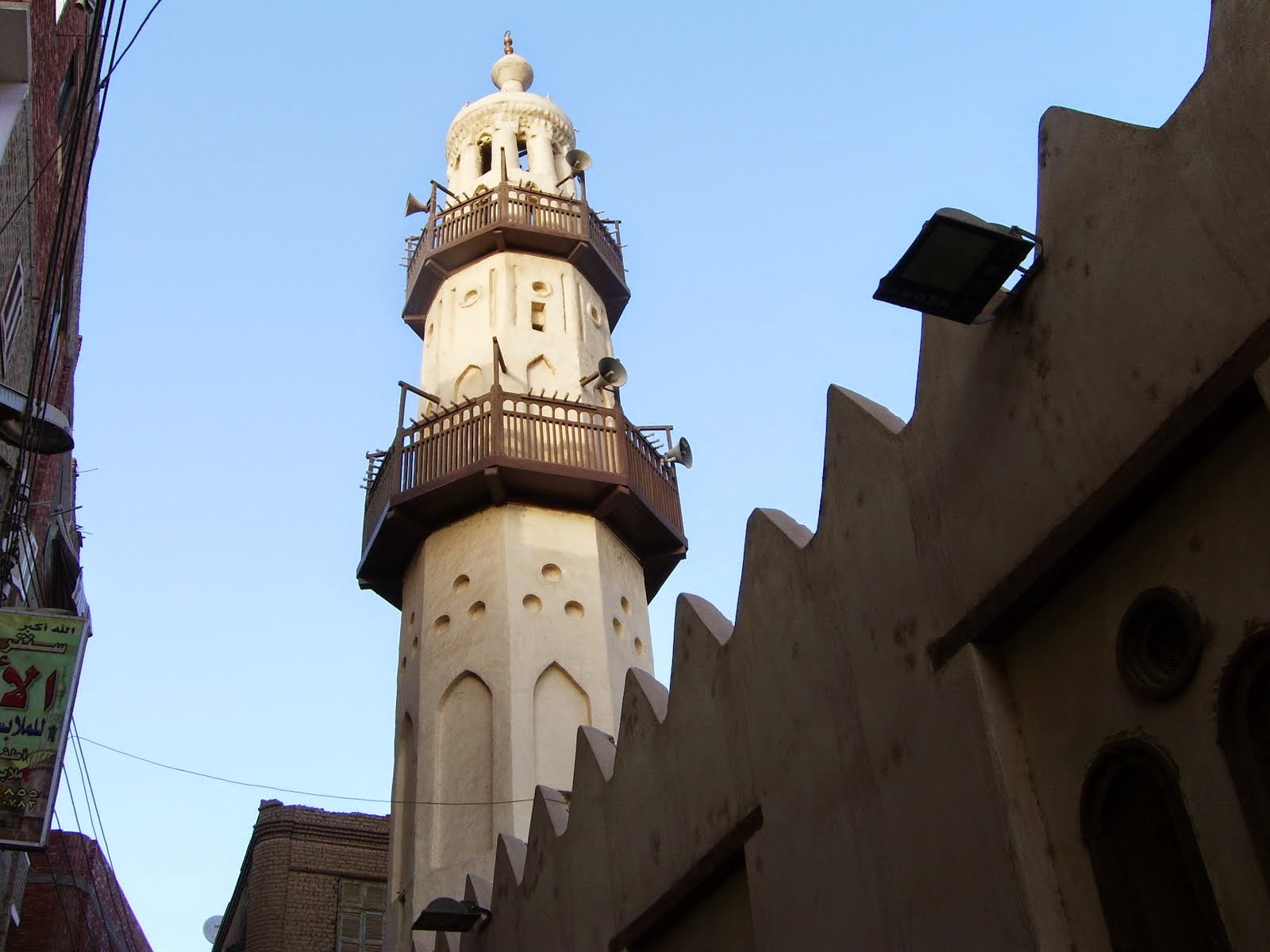 مئذنة المسجد اليوسفى بمدينة ملوى