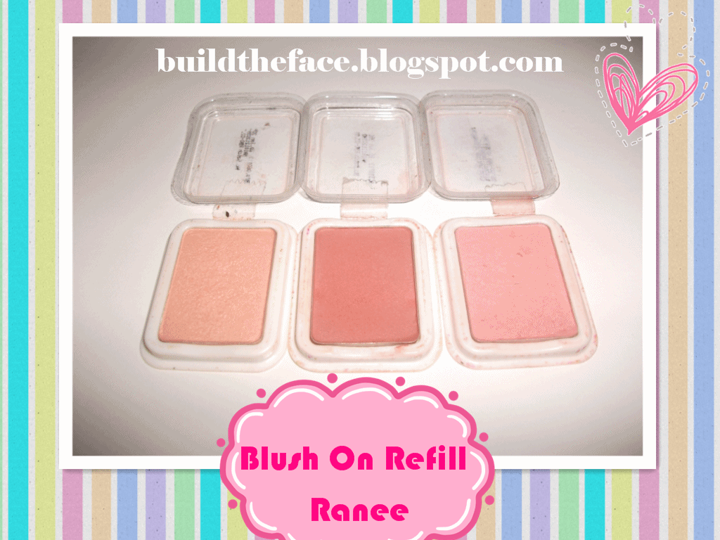build the face °° : Review Blusher Refill Merk Ranee