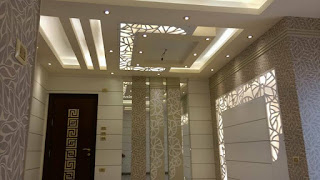  faux plafond moderne design en bois ADM plus
