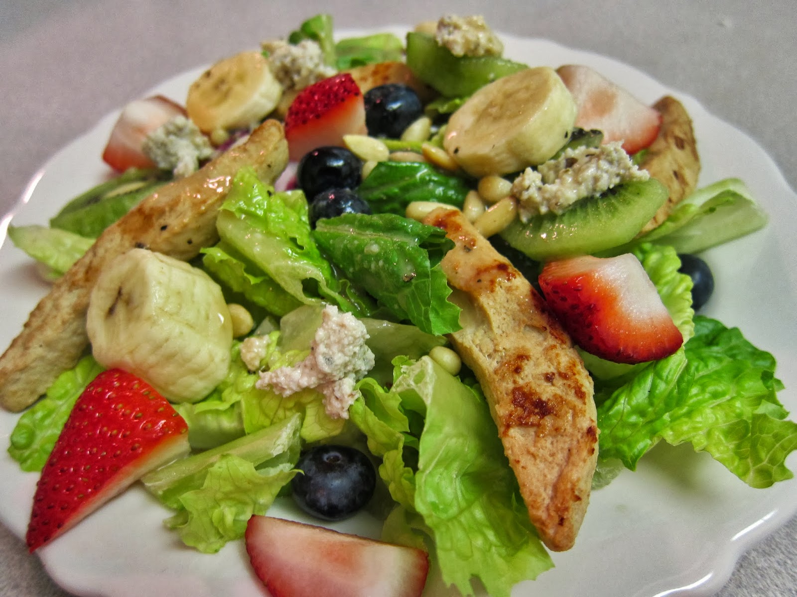 The Vegan Chronicle: Chicken-Fruit Salad