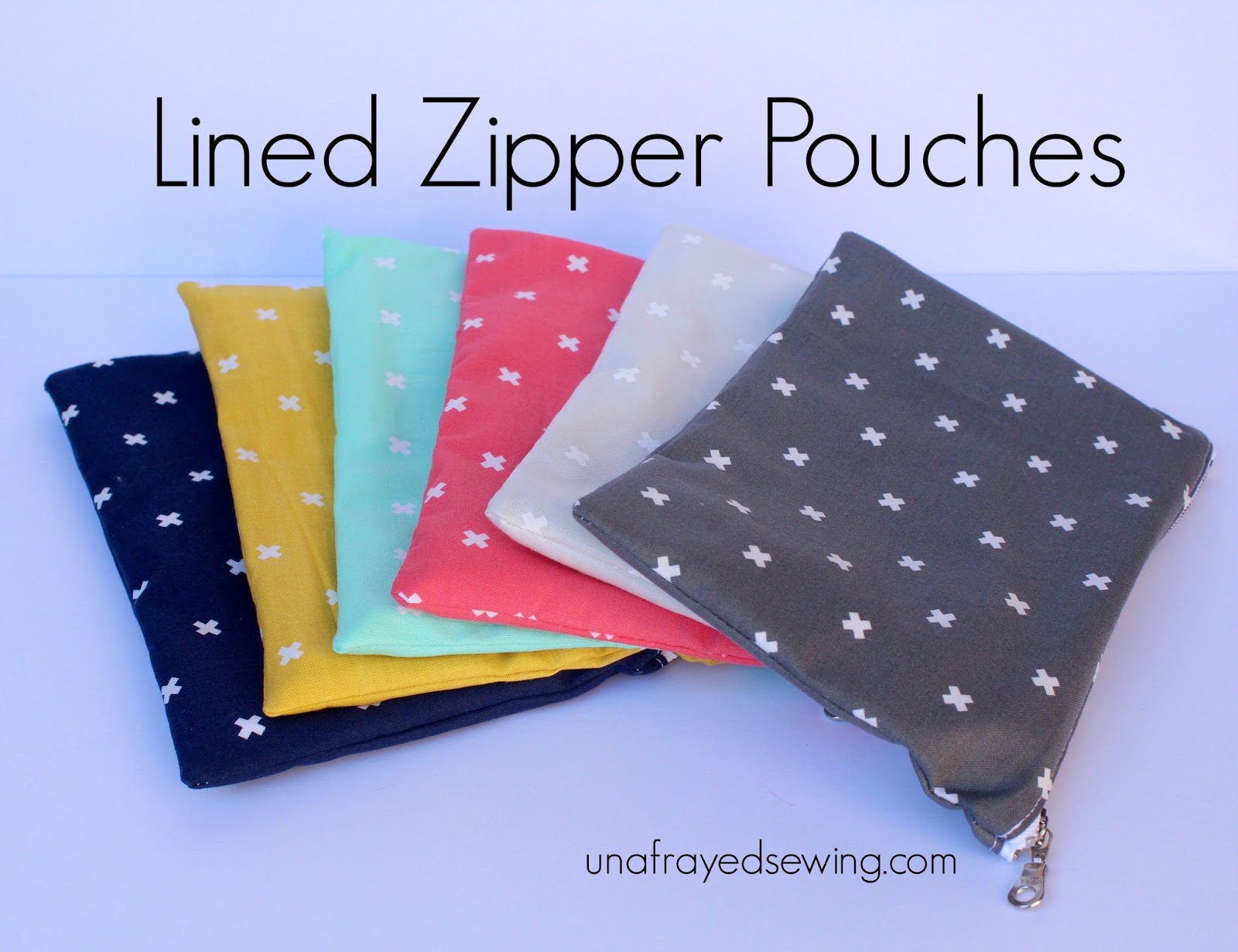 Unafrayed "The Anything Zipper Pouch" Tutorial