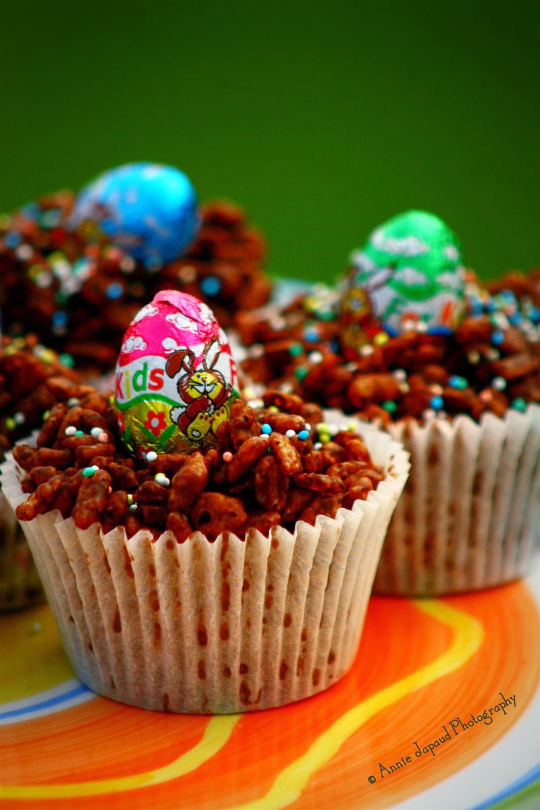 Annie The Baking Queen Chocolate rice crispy cakes for Easter