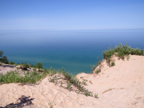 Arcadia Dunes Lake Michigan view