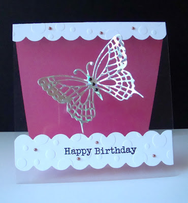shirley-bee's stamping stuff: Shiny Butterfly