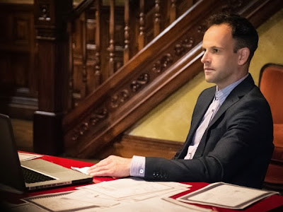 Jonny Lee Miller as Sherlock Holmes in CBS Elementary Season 3 Episode 3 Just a Regular Irregular Elementary Sherlock Holmes Jonny Lee Miller in Season 3 Episode 3 Just a Regular Irregular