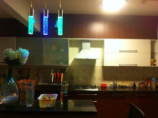 Modular Kitchen Design Modular Kitchen with Breakfast Counter and lighting