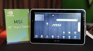 MSI Android tablet with Nvidia Tegra + 10-inch screen ready to be iPad alternative !