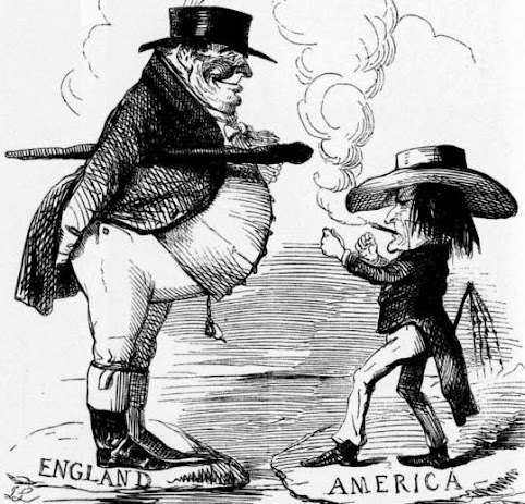 1843 Punch Cartoon Income Tax Making Treasury Money 