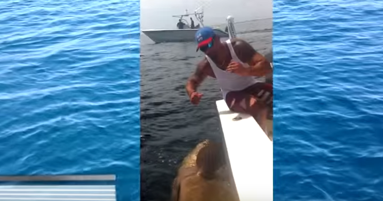 LARGEST GOLIATH GROUPER EVER ON YOUTUBE.. ~ Patzzaa
