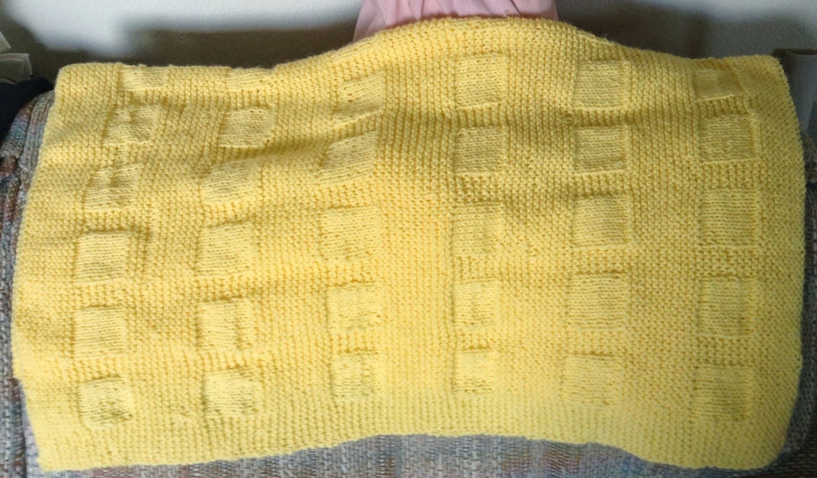 The Crazy Cat Lady Knits Sunny Baby Blanket