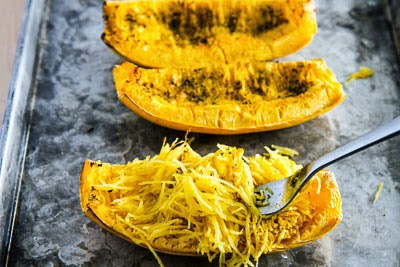 Low-Carb Mediterranean Spaghetti Squash Sauteed with Vegetables and ...