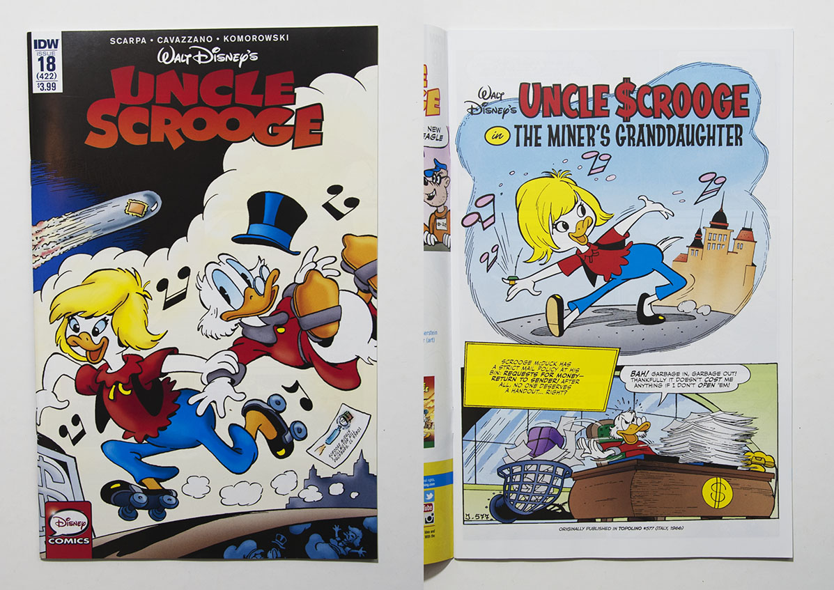 DONALD DUCK #18 IDW COMICS OCTOBER 2016