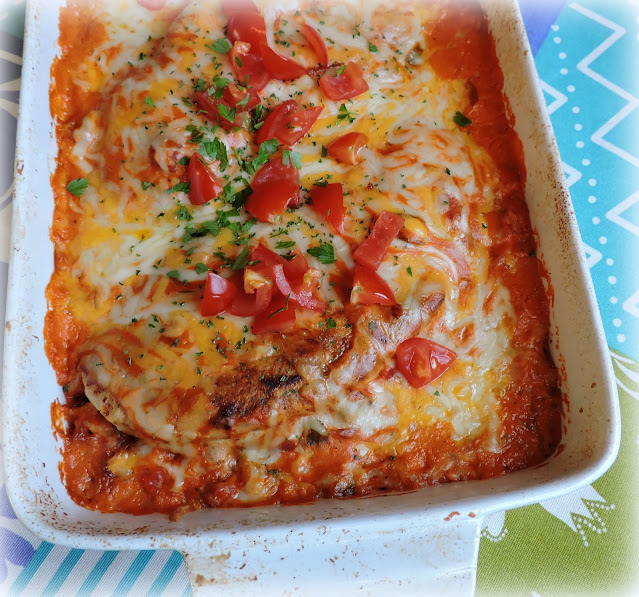 Chicken Con Queso Bake