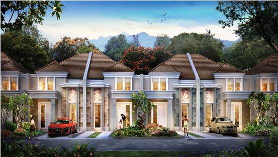 Desain Rumah Kopel Modern Art Deco Tipe 70