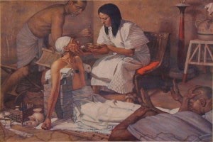 Léčba ve staroegyptské nemocnici/publikováno z http://dodd.cmcvellore.ac.in/