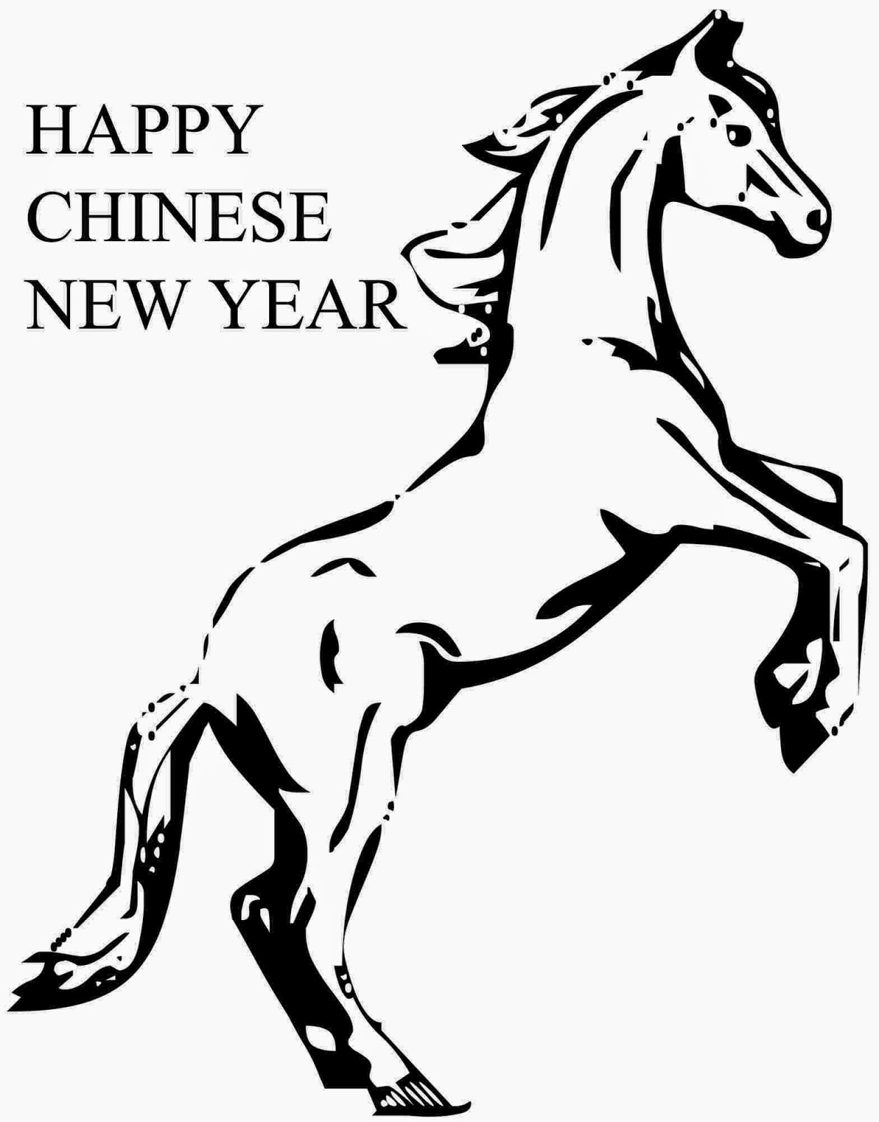 year of the horse 2014 coloring pages - photo #10