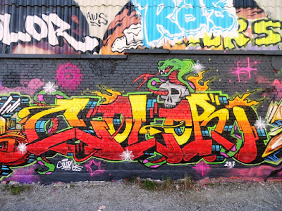 graffiti du Heavy Weights crew