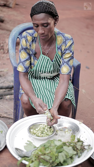 Simple vegetarian African food