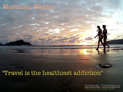 "Travel is the healthiest addiction" Travel Boldly / TravelBoldly.com - photo Jerome Shaw / www.JeromeShaw.com