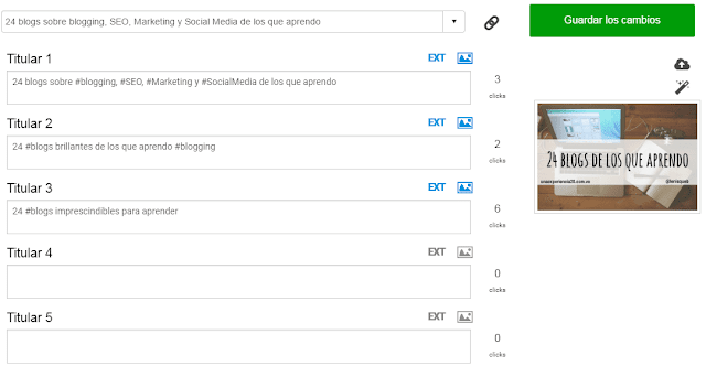 blogsterapp titulares entradas Blogsterapp cinco titulares por entrada