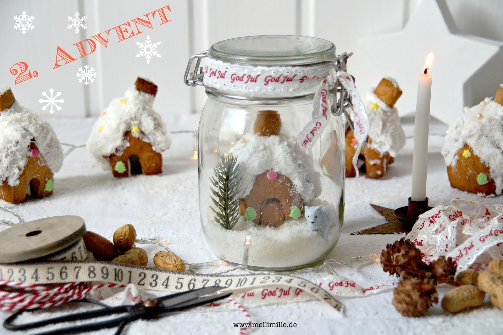 Lebkuchenhaus im Glas von Mellimille Lebkuchenhaus im Glas von Mellimille