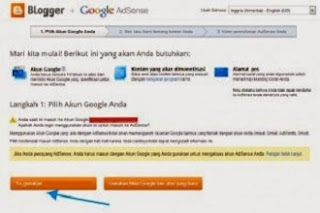 Cara Mendaftarkan Blog ke Google Adsense