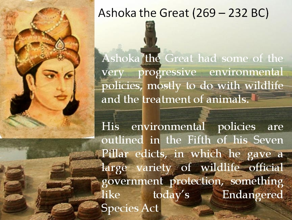 Introduction to Sustainable Engineering Ashoka the Great and Environment