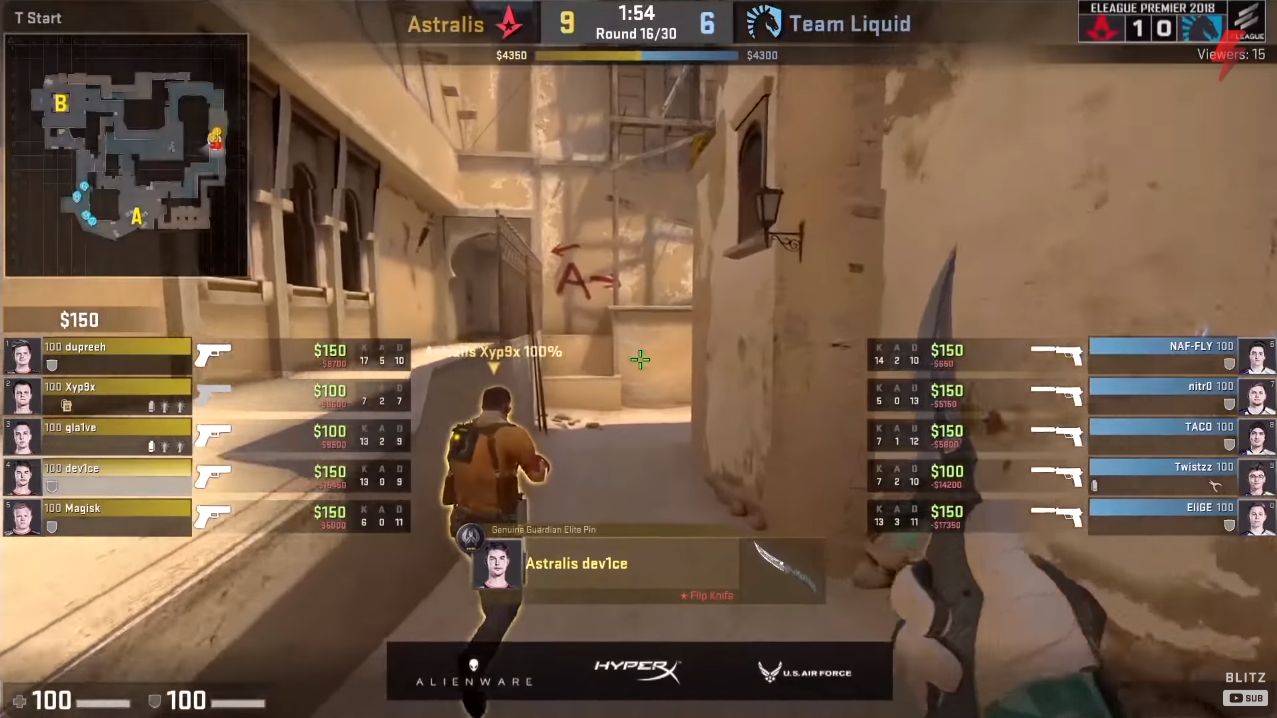 Astralisのピストルラウンドのmirage Aセット 海外の反応