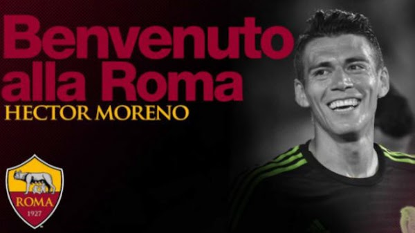 Oficial: La Roma anuncia el fichaje de Héctor Moreno