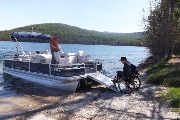 handicapped shore ez solution boater