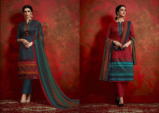 Aaa Designer Noor Cotton dress Material Summer wear 2019