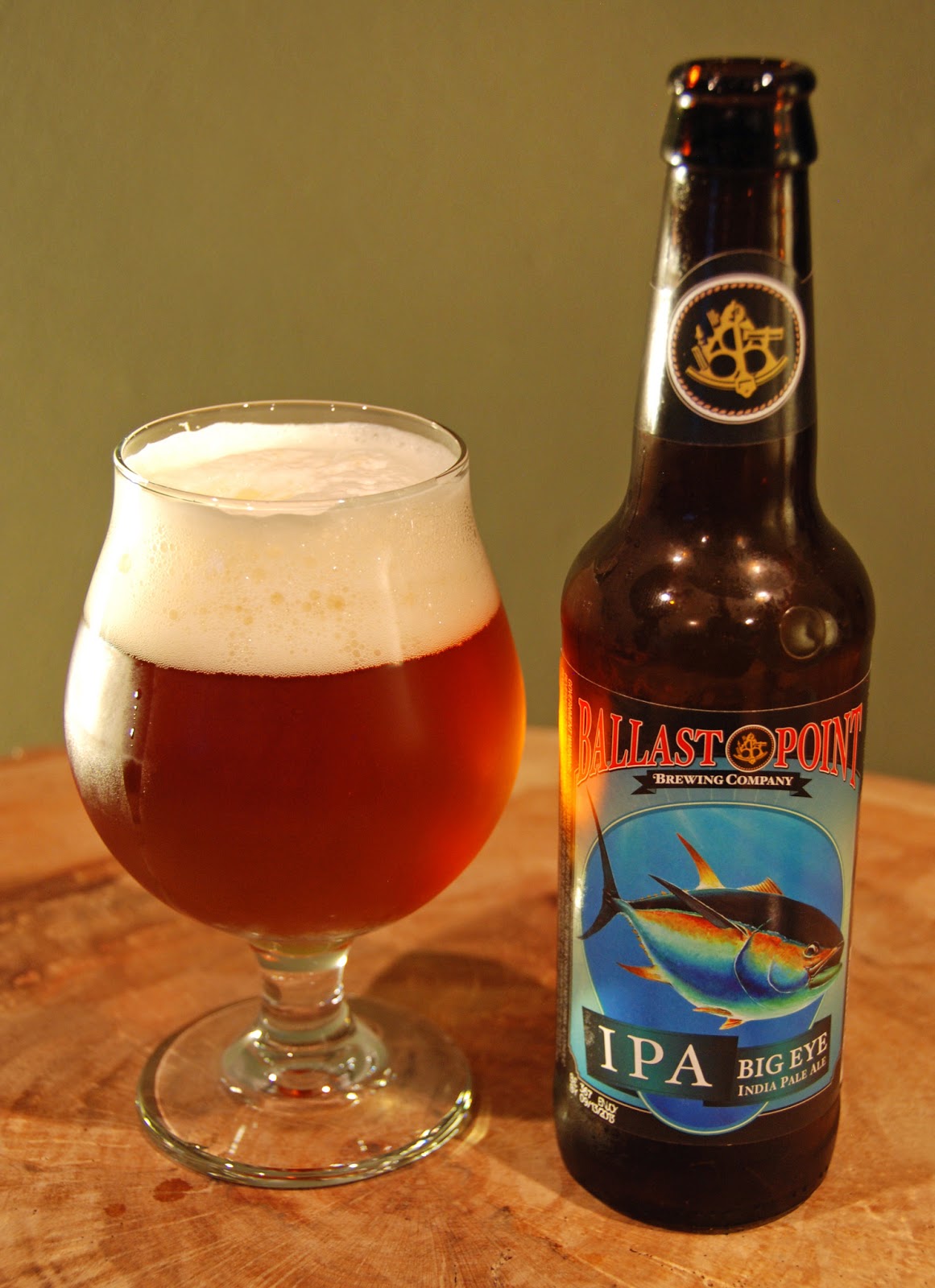 the Beer Obsessor Beer Review Ballast Point Big Eye