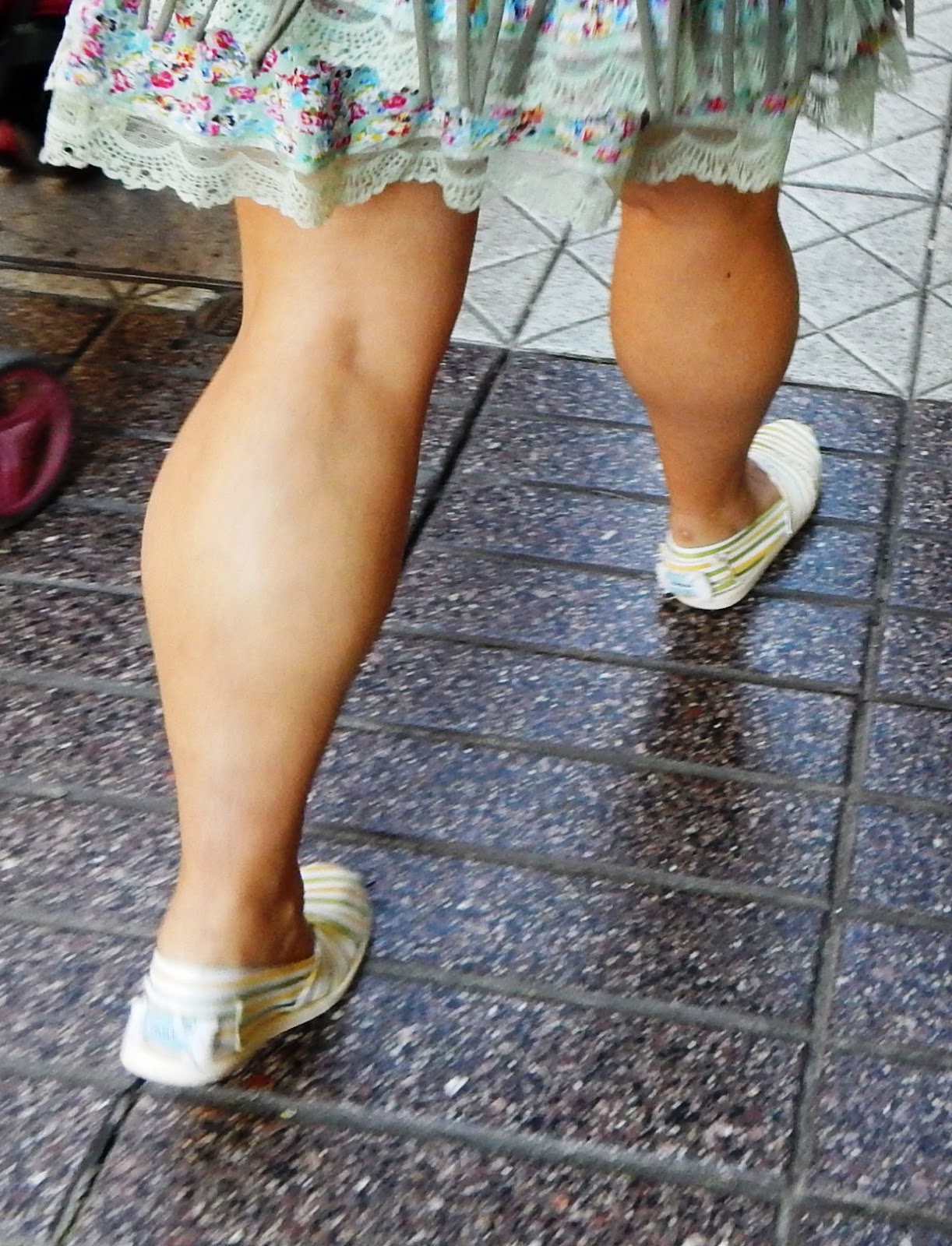 Her Calves Muscle Legs Fetish Large Calves Woman Photo Captured on the