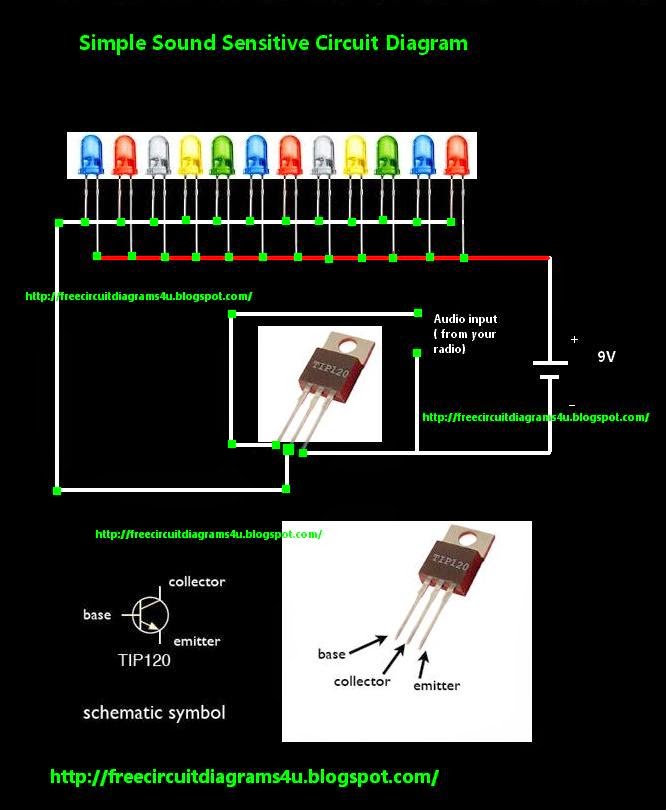 Sound To Light Circuit Diagram