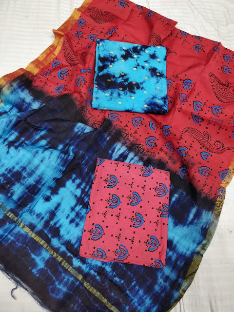 Chandri Cotton silk dress materials