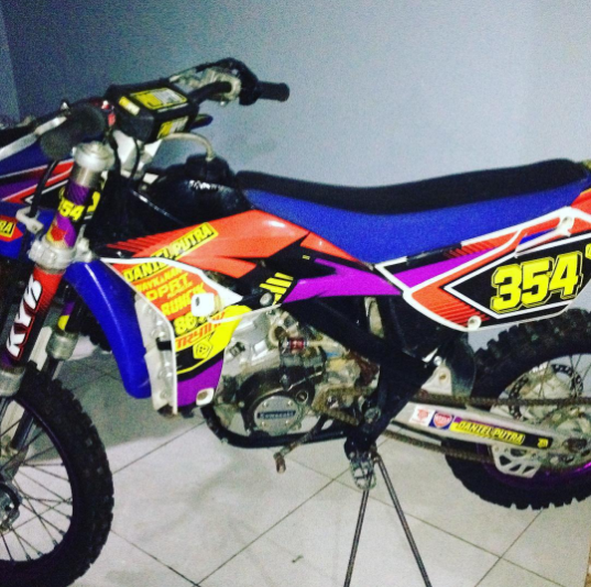 Modifikasi Motor Cross Kawasaki Ninja | Modifikasi Motor Trail